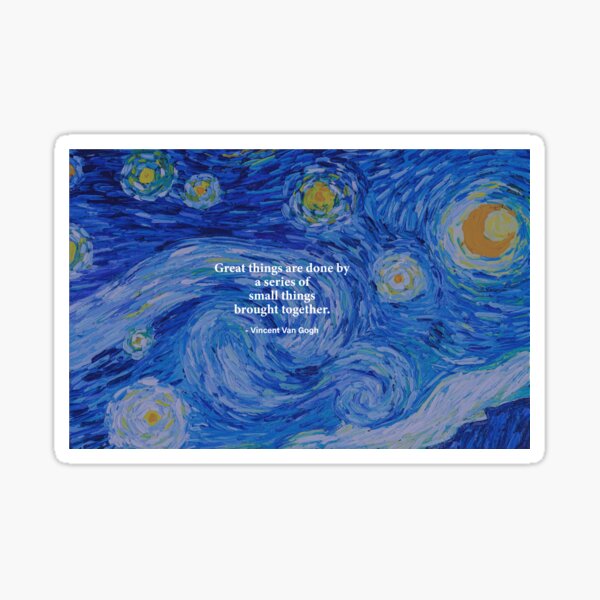 Item preview, Vincent Van Gogh Quote  designed and sold by SweetPotayto95.