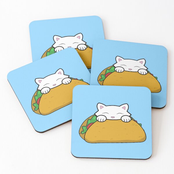 Item preview, Cute Taco Cat Pattern designed and sold by Purr95.