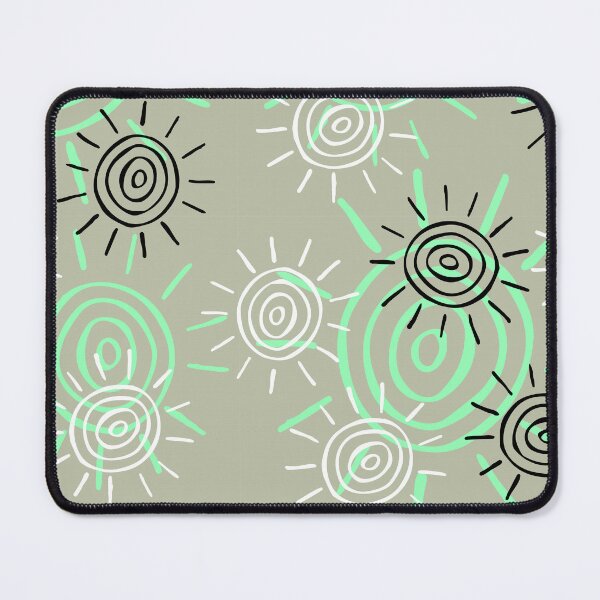 Item preview, Doodle Sun Pattern (Choco Mint) designed and sold by murkyswamp.