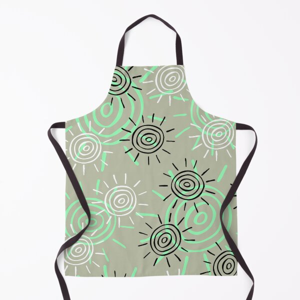 Item preview, Doodle Sun Pattern (Choco Mint) designed and sold by murkyswamp.