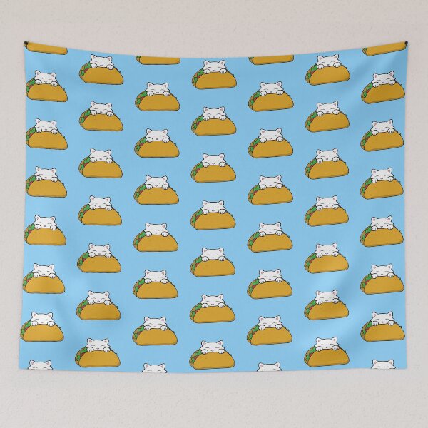 Item preview, Cute Taco Cat Pattern designed and sold by Purr95.