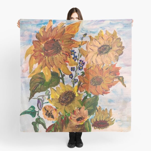 Mom's Sunflowers Scarf