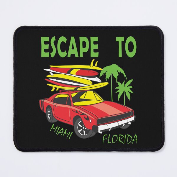 Item preview, Escape To Florida Miami Shirt designed and sold by PuPPuB.