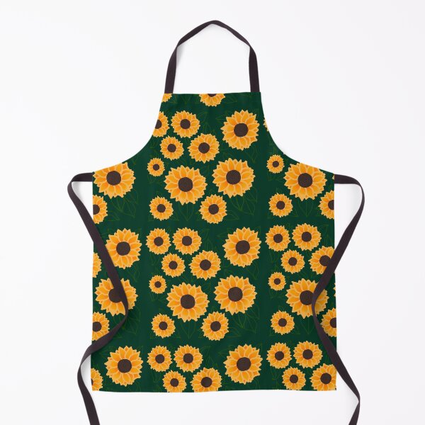 Item preview, Dark Green Sunflower print designed and sold by DemonicGloom.