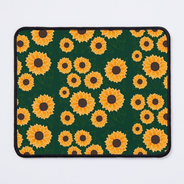 Item preview, Dark Green Sunflower print designed and sold by DemonicGloom.
