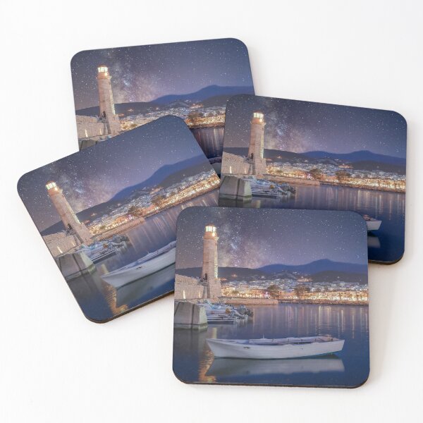 Item preview, CRETE Old Port at sunset Rethymno Greece designed and sold by allincrete.