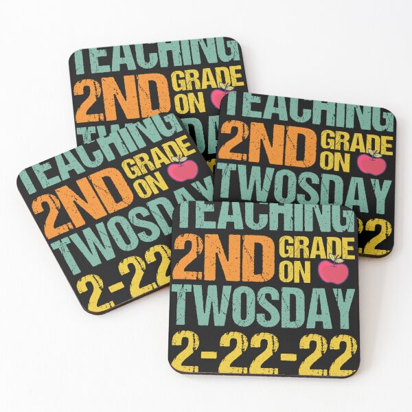 Item preview, Teaching 2nd Grade On Twosday 2-22-22 designed and sold by ArtByYasser.