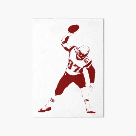 Rob Gronkowski Jersey Art Board Print for Sale by Tate Breeland