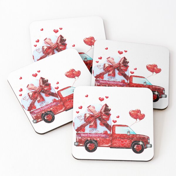 Item preview, Valentine's Day Red Ribbon Gift Truck - Love PickUp Car designed and sold by Jolly-Yosei.