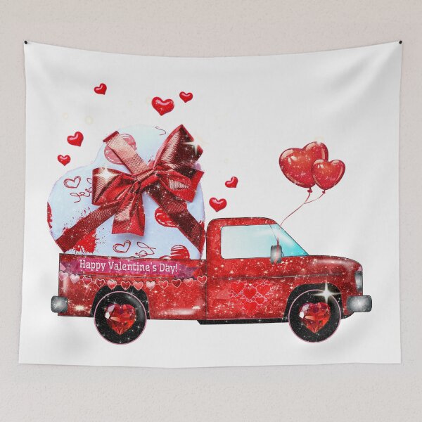 Item preview, Valentine's Day Red Ribbon Gift Truck - Love PickUp Car designed and sold by Jolly-Yosei.