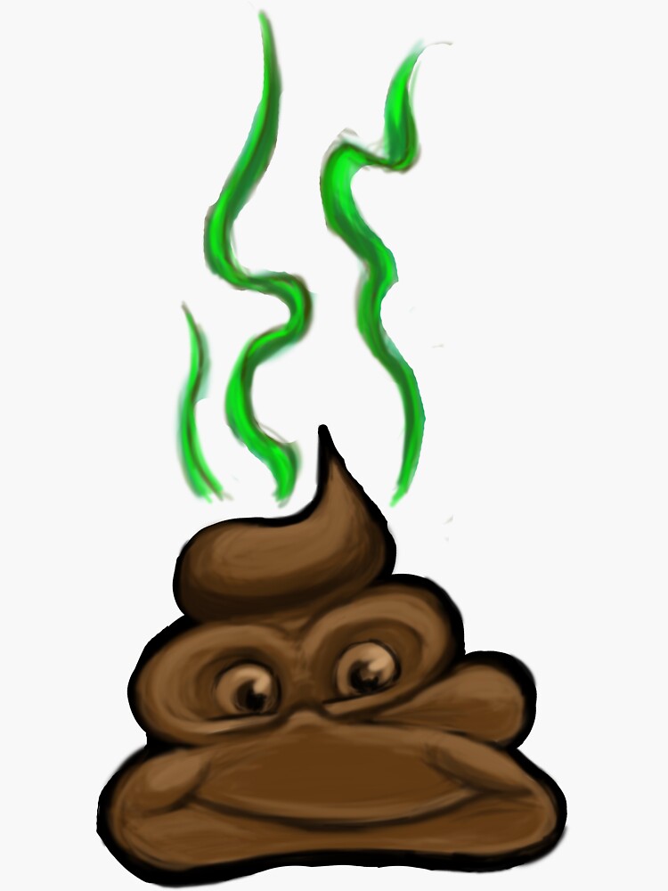 "Mr. Poopy Face" Sticker by ckandrus | Redbubble