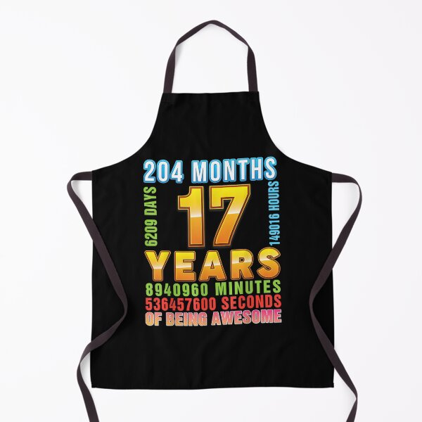 Item preview, 17 Years 204 Months Of Being Awesome 17th Birthday Happy  designed and sold by mchargue12.