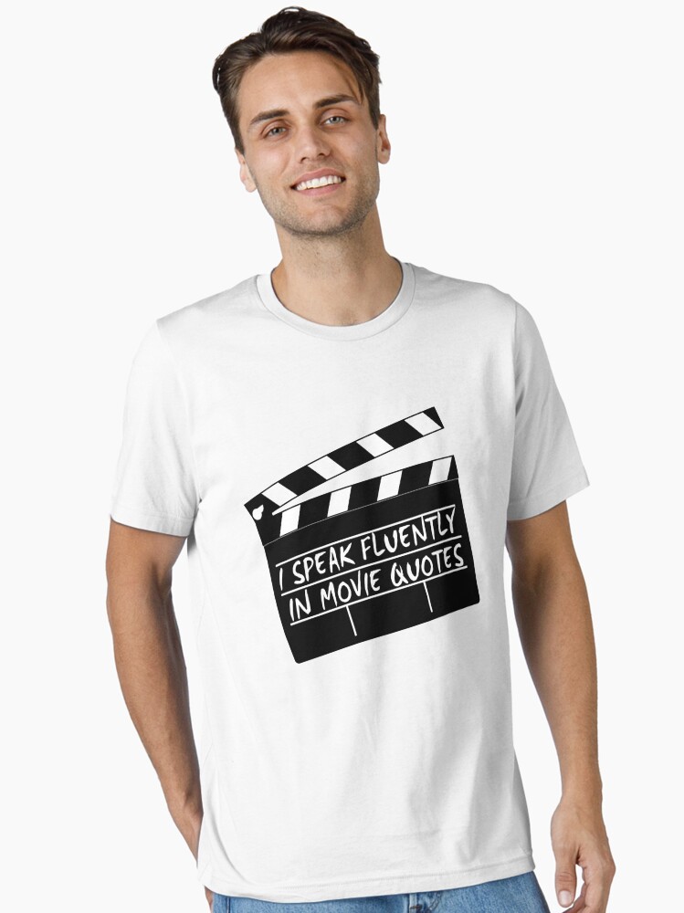 Thumbnail 1 von 7, Essential T-Shirt, Ich spreche fließend in Filmzitaten designt und verkauft von g3nzoshirts.