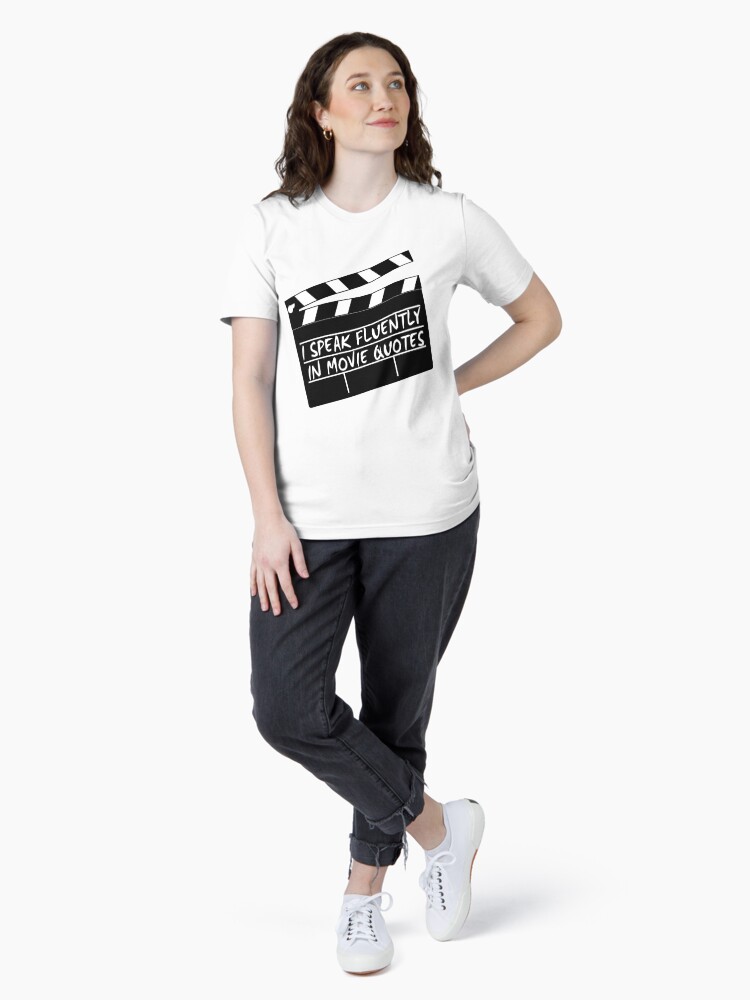 Thumbnail 4 von 7, Essential T-Shirt, Ich spreche fließend in Filmzitaten designt und verkauft von g3nzoshirts.