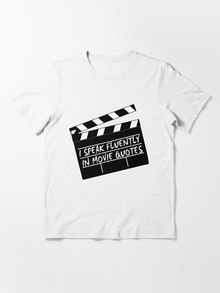 Thumbnail 3 von 7, Essential T-Shirt, Ich spreche fließend in Filmzitaten designt und verkauft von g3nzoshirts.