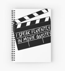 Ich spreche fließend in Filmzitaten Spiralblock