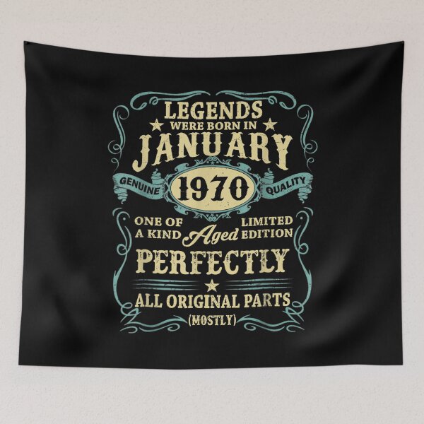 Item preview, January 1970 52nd Birthday Gift 52 Year Old Men Women  designed and sold by mchargue12.