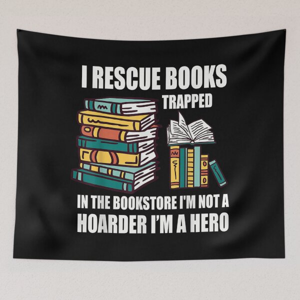 Item preview, Bookworms Book Hoarder I Rescue Books Trapped Avid Readers  designed and sold by mchargue12.