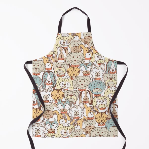 Item preview, colorful dogs seamless pattern designed and sold by mozax.