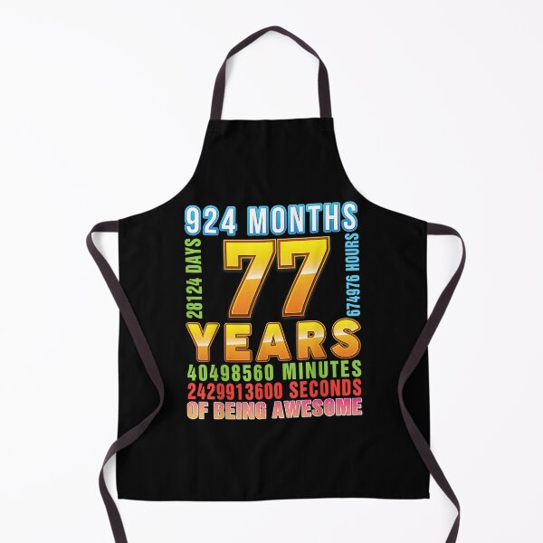 Item preview, 77 Years 924 Months Of Being Awesome 77th Birthday Happy  designed and sold by mchargue12.