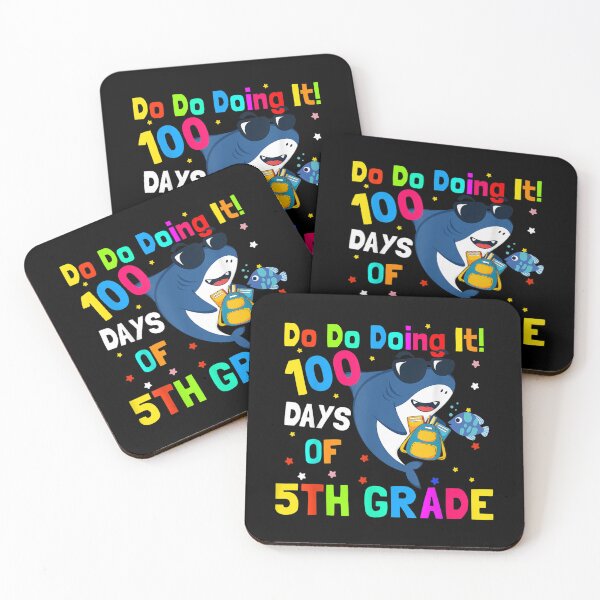 Item preview, Doing It 100 Days Of 5th Grade Cute Shark 100th Day  designed and sold by mchargue12.