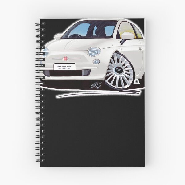Item preview, Fiat 500 Fiat 500 Blanco Camiseta clásica.png designed and sold by MonicaCook.