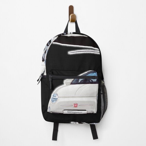 Item preview, Fiat 500 Fiat 500 White Classic T-Shirt.png designed and sold by MonicaCook.