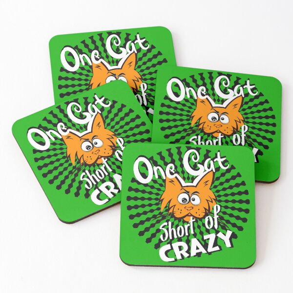 Item preview, One Cat Short Of Crazy designed and sold by printhappy4you.