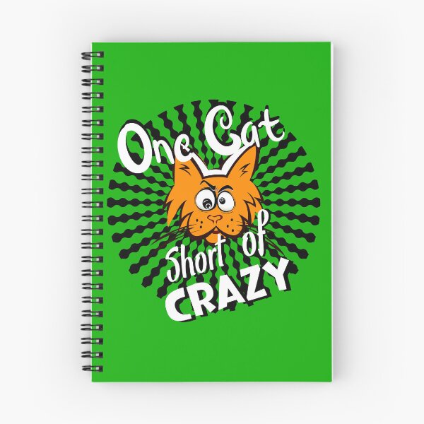 Item preview, One Cat Short Of Crazy designed and sold by printhappy4you.