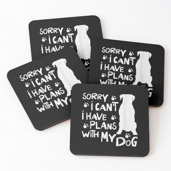 Item preview, Funny Sorry I Can't I Have Plans With My Dog Lovers  designed and sold by mchargue12.