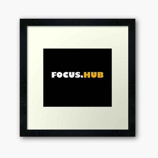 Focus Hub We All Know Where Framed Art Print