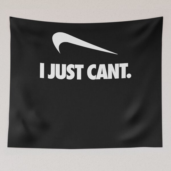 Item preview, I Just Can&x27;t - Black Essential T-Shirt.png designed and sold by JohnGindling.