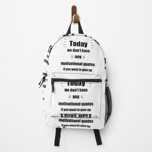 Item preview, TODAY WE Don't have any motivational quotes designed and sold by Innovational.