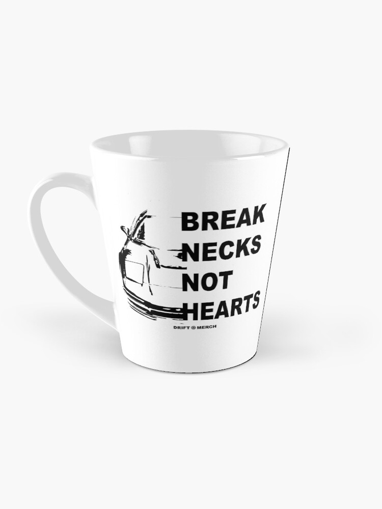 Thumbnail 3 of 4, Coffee Mug, Break Necks Not Hearts Japanese Car Enthusiast Retro designed and sold by driftmerch.