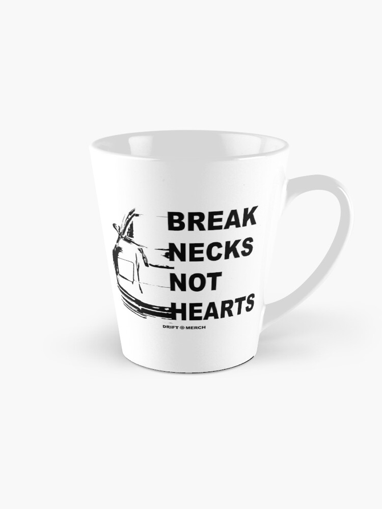 Thumbnail 1 of 4, Coffee Mug, Break Necks Not Hearts Japanese Car Enthusiast Retro designed and sold by driftmerch.