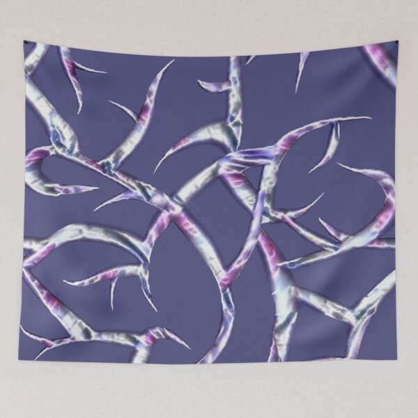 Item preview, coral, silvery plant, trend  year, very peri, purple designed and sold by Maria Mihailova.
