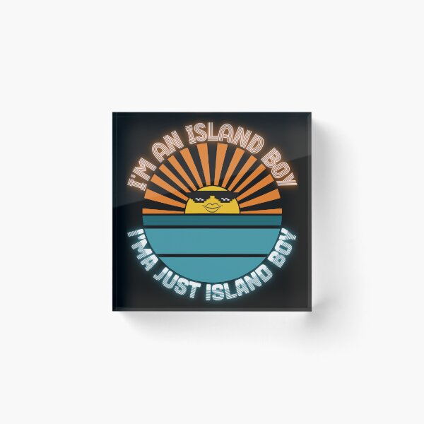 Item preview, I'm An Island Boy Just Island Boi Caribbean Funny Meme designed and sold by Locjeb.
