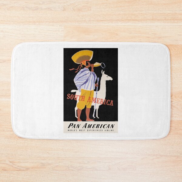 Item preview, 1955 SOUTH AMERICA Airline Travel Poster designed and sold by retrographics.