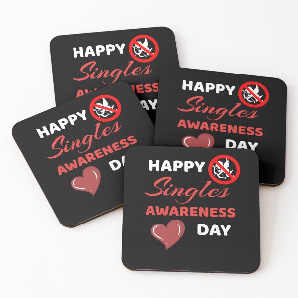 Item preview, Happy Singles Awareness Day SAD - Funny Anti valentines day tee for single people designed and sold by 5lav.