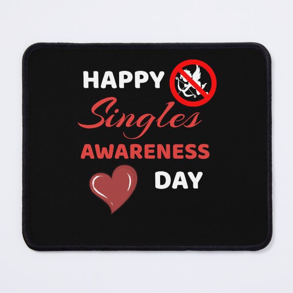 Item preview, Happy Singles Awareness Day SAD - Funny Anti valentines day tee for single people designed and sold by 5lav.