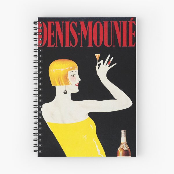 Item preview, DENIS MOUNIE Vintage French Wines Alcoholic Art Deco Style Advertisement designed and sold by retroposters.