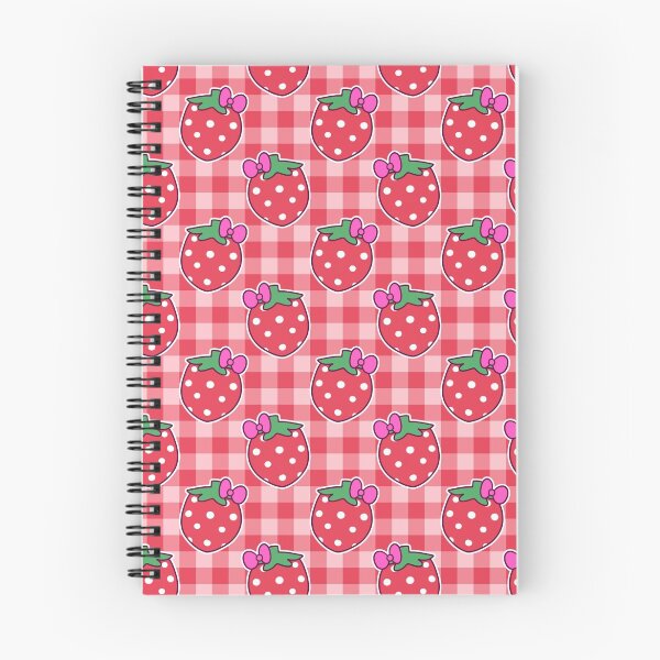 Item preview, Bow Strawberry Gingham Pattern designed and sold by SaradaBoru.