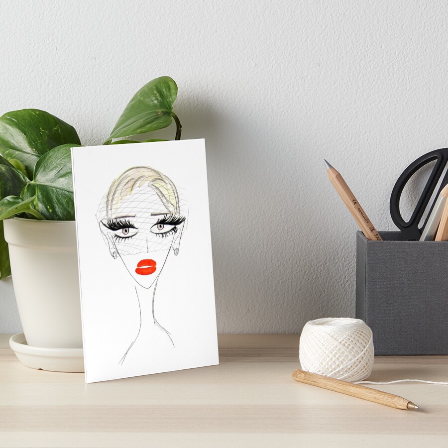 Item preview, Art Board Print designed and sold by MissCharm.