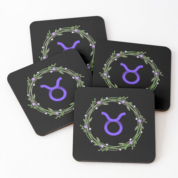 Item preview, Taurus Zodiac Sign with Wreath designed and sold by Hellofriendco.