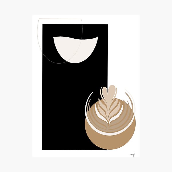 Coffee & Wine Abstract Photographic Print