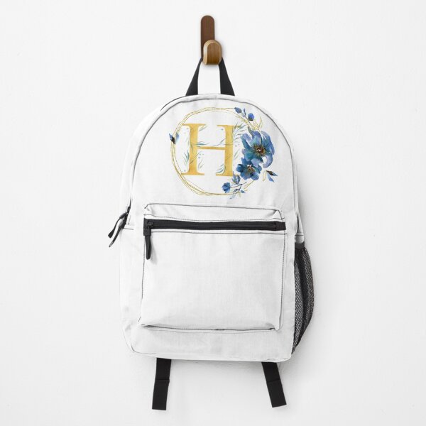 Item preview, Letter H Golden With Watercolor Flowers Initial Monogram designed and sold by KarolinaPaz.