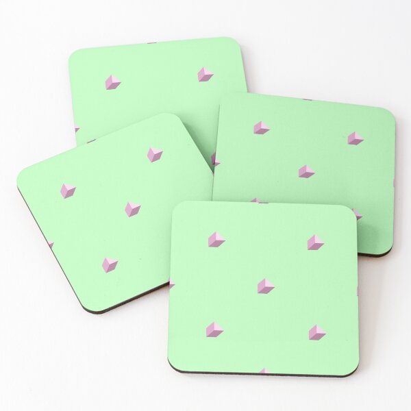 Item preview, Geometric Pink and Green Pattern 80s Inspired designed and sold by Creations-By-Em.