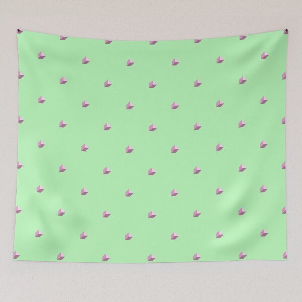 Item preview, Geometric Pink and Green Pattern 80s Inspired designed and sold by Creations-By-Em.