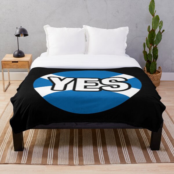 Artikelvorschau, JA, Schottisches Unabhängigkeits-Saltire-Flaggen-Kreis-Design entworfen und verkauft von MacPean.