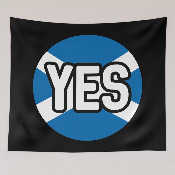 Item preview, YES, Scottish Independence Saltire Flag Circle Design designed and sold by MacPean.